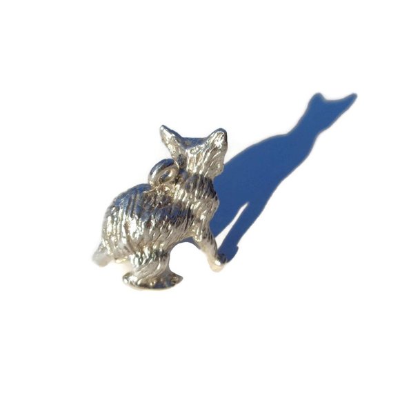 Hand Carved 925 Sterling Silver Cat Pendant, Handcrafted Cat Lovers Collectable - Picture 4 of 6